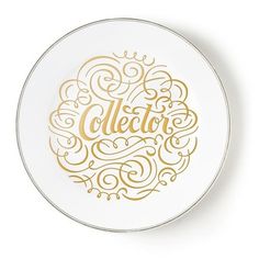 Felt & Wire Shop: Collector Plate from MINE™ #plate #design #mine #gold