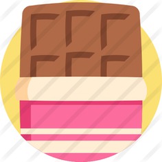 See more icon inspiration related to food and restaurant, dessert, chocolate, bar, sweet, snack and food on Flaticon.