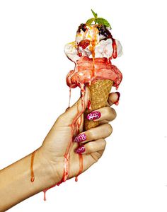 ice cream series by jonathon kambouris 1 #cream #food #nails #ice #beauty