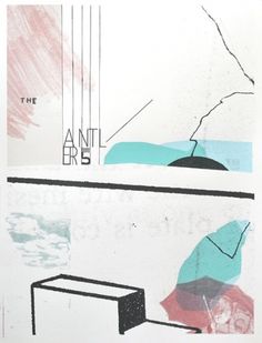 2011 — Sonnenzimmer #antlers #sonnenzimmer #print #color #the #screen #poster