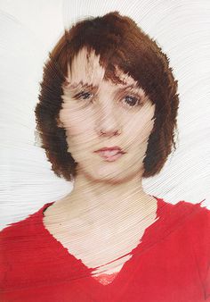 Portraits Cut Into Layers Illustrate Time Passing #layers #portrait