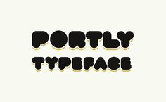 www.joebenghauser.com #design #headline #typeface #portly #type #typography