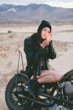 Likes | Tumblr #cigarette #girl #motorcycle