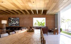 Brasilia Located Red Bricks House - #architecture,#house,#housedesign