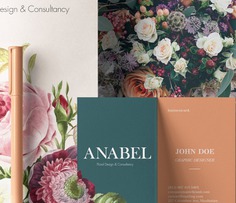 Anabel Branding - Mindsparkle Mag Leandra Rexhepi is the owner of this beautiful project, which consisted in developing the Brand Identity for a Floral Design & Consultancy. #logo #packaging #identity #branding #design #color #photography #graphic #design #gallery #blog #project #mindsparkle #mag #beautiful #portfolio #designer