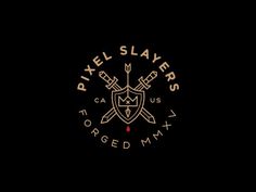 Pixel Slayers #mark #logo #design #clothing