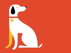 Dribbble - Pooch by Eight Hour Day #hour #modern #color #eight #illustration #puppy #day