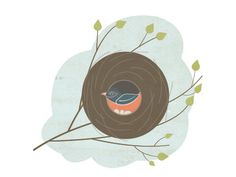 Blog — Clarke Harris #vector #tree #nest #hipster #sketch #color #texture #bird #illustration #nature #layout #drawing #hip #magazine #leaves