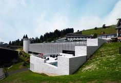 Mineralbad spa Rigi Kaltbad, Mario Botta, architecture, LTVs, Lancia TrendVisions #architecture