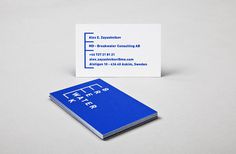 Breakwater Business Cards #card #business #lungren+lindqvist