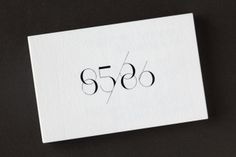 85/86 visual identity by Akatre #akatre #visual #identity #typography
