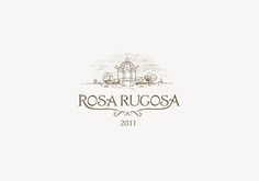 Rosa rugosa #mark #logotype #branding #bratus #wine #sketch