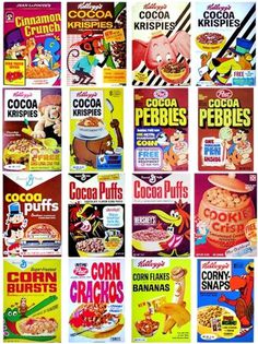 Vintage CerealÂ Collection - TheDieline.com - Package Design Blog