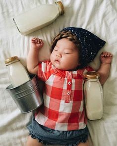 Laura Izumikawa Dresses Her Napping Baby in Cosplay Outfits