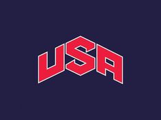 USA National Team uniforms and typography on the Behance Network #usa