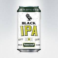 Sanitas Brewing Co. Cans #beer #design #craft #type #can