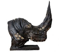I pneumatici di Ji Yong Ho — Designaside.com #sculpture #leather #rhino