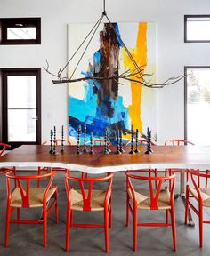 Dining Room Wall Decor Ideas #diningroom #table #chairs #wall #decor
