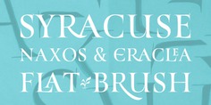 https://www.myfonts.com/fonts/resistenza/turquoise/ Many calligraphers agree that Roman Capitals is one of the most beautiful yet difficult hands to master. Its beauty lies in its simplicity of form and structure, yet understanding and applying these skillfully can take years of mindful practice. My goal was to design Roman Capitals that were smoothly designed with a brush, not carved. The main concept was based on the fundamental strokes that are commonly studied when you practice Roman letters. That's why many Serifs have these unfinished terminal serifs. I created the Turquoise typeface based on my Capitalis Romana practice with a flexible broad edged brush and gouache. During the lowercase process I was still following Foundational calligraphy with a flat brush. My Turquoise Capitals were then adjusted and redesigned at the Tipobrda calligraphy workshop in Slovenia. Turquoise contains small caps, many discretionary ligatures, ornaments, swashes as well as several brushy nature-inspired ornaments, accessible via OpenType. Ideally suited for headlines or body text in advertising, packaging and visual identities, its delicate shapes, curves and endings give projects a harmonious elegance and stylistic feel in unique Turquoise style. My inspiration for this font showcase is one of the richest islands in the Mediterranean, the place where my parents are from, Sicily. This southern Italian region has so many unique spots: Stromboli, part of the Aeolian Islands, and the Pelagie Islands is one of my favorite places in Sicily. The pictures I used were taken there this year. So enjoy the sun, the serifs, the water and its Turquoise colors. The brush is mightier than the sword.