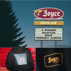 Roadside Hoodie The only restaurant that dads pull over for during a road trip. Heavy enough to double as a makeshift pillow. Does not come smelling like stale black coffee, but we wish it did. #JOYCE #midwest #sweatshirt #hoodie #supperclub #roadside #grandma #gigi #minneapolis