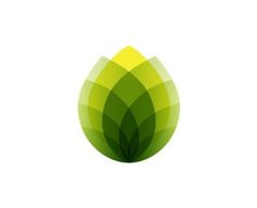 Logos - Creattica #green #growth #environment #environmental #eco #flower #logo #plant
