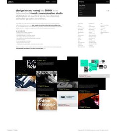 DHNN - The new 2011 website full story on the Behance Network #dhnn #interactive #portfolio #design #grid #identity #web
