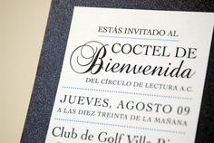Invitations / Invitaciones para toda ocasión #printed #diseo #impreso #design #fiesta #craft #party