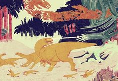 Micah Lidberg | Angry Cloud #dinosaur #illustration #micah #lidberg