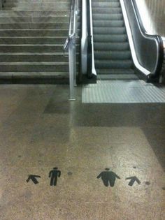 Street Art At Its Best: "Take The Stairs" | Wooster Collective #funny #art #street