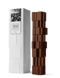 DEFINE THE DIFFERENCE 3d packaging by Puripong Limwanatipong bangkok thailand design mindsparkle mag 1 food chocolate minimal white geometry