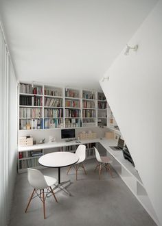 Workspace #interior #white #design #decor #workspace