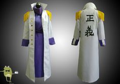Get ready to set sail with this stunning One Piece Admiral Issho Fujitora cosplay costume marine coat, perfect for anime fans and cosplayers alike.