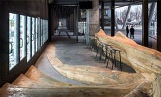 Daipu Architects Shows Amazing Way to use Wood in Renovation - InteriorZine #restaurant #decor #interior