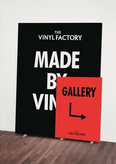 The Vinyl Factory by Tom Darracott #design #graphic