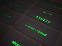 aboud+aboud #logo #card #identity #business
