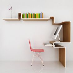 02.jpg (900×900) #computer #wood #furniture #desk #minimal #workstation