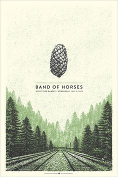 GigPosters.com Band Of Horses Tyler Ramsey #gig #poster