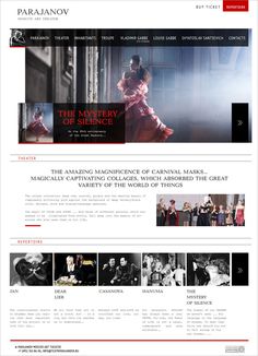 Mystery of theater #repertoire #performance #theater #colorlab #spectacle #inhabitants #dramatics #webdesign #promo #art #show #web