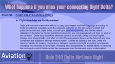 What happens if you miss your connecting flight Delta?