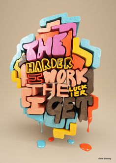 Quotation experiments on Behance #cgi #lettering #3d #typography