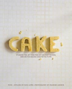 Imagen pineada #cake #type #photography #typography