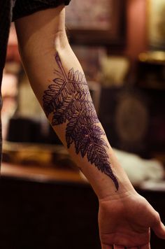 Forearm leave/branch tattoo #tattoo