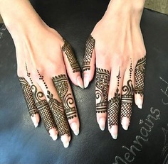 Discover stunning criss cross finger mehndi designs perfect for brides, featuring intricate patterns and beautiful motifs.
