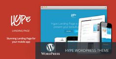 Mobile App Landing Page Wordpress Themes