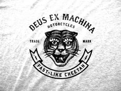 Neighborhood Studio DEUS EX MACHINA #jinkins #machina #shirt #curtis #ex #illustration #motorcycle #dues