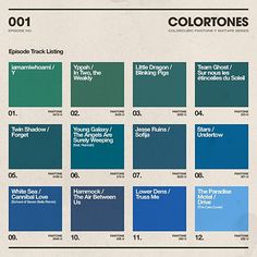 Colortones Mixtape #001 | Colorcubic