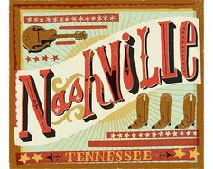 Nasvhille - The Everywhere Project - Mary Kate McDevitt • Hand Lettering and Illustration #lettering #design #graphic #typography