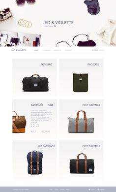 Homepage by Barthelemy Chalvet #inspiration #ux #design #ui #web