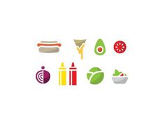 Food Icons #palta #icons #food #avocado