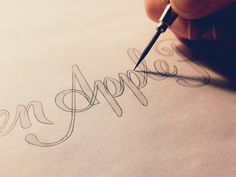 Apple Sketch #lettering